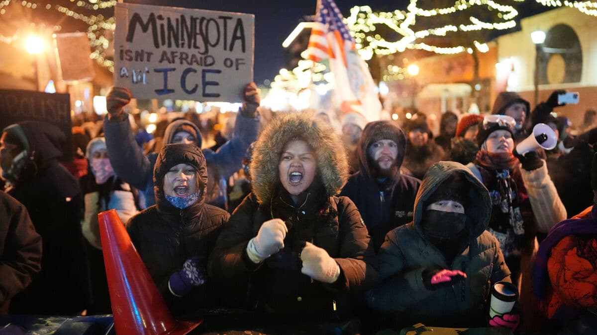 Protests in Minneapolis after another fatal shooting by ICE