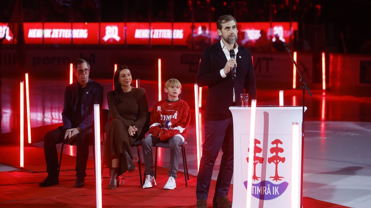 Timrå Retires Henrik Zetterberg’s No. 20 Jersey in Emotional Ceremony