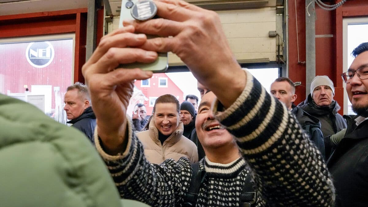 Frederiksen in Greenland says she wants to show her support