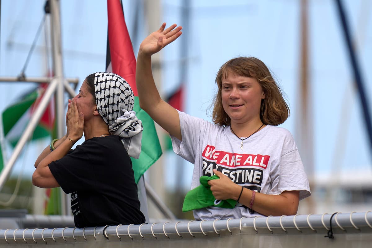 Greta Thunberg's Gaza Aid Vessel Catches Fire Amid Drone Attack Claims