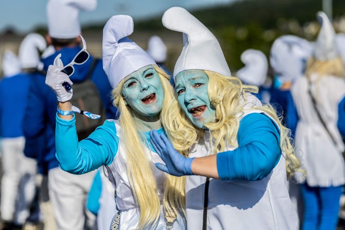 French Village Breaks World Record for Largest Smurf Gathering