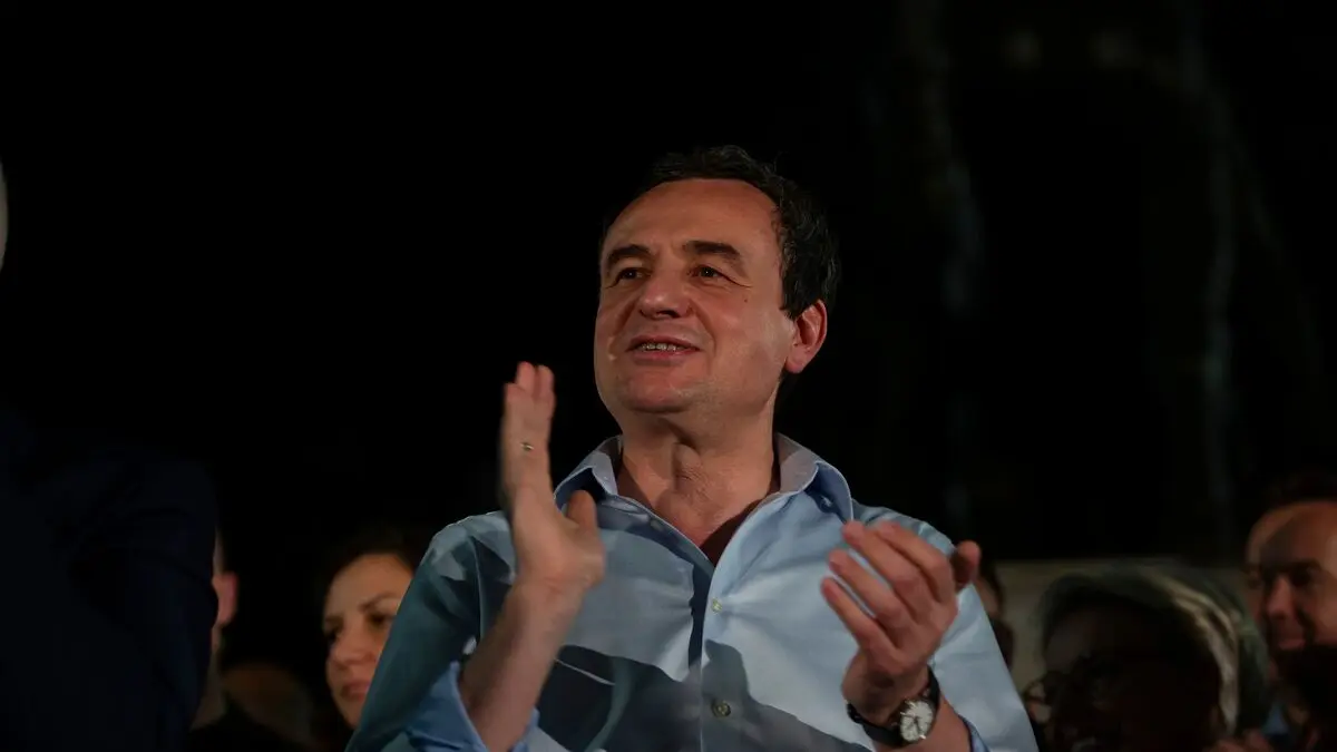 Kurti's party wins largest share in Kosovo election with nearly 43% of the vote