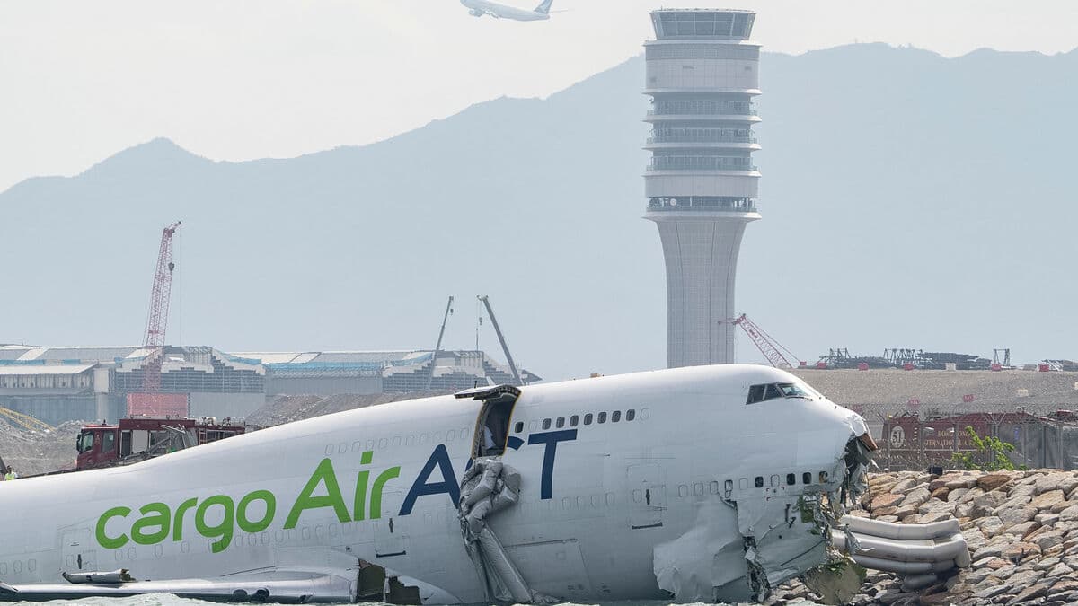 Cargo Plane Collision at Hong Kong Airport Kills Two