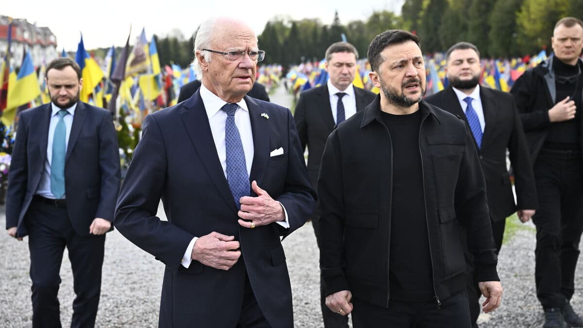 Sweden's king deeply impressed by