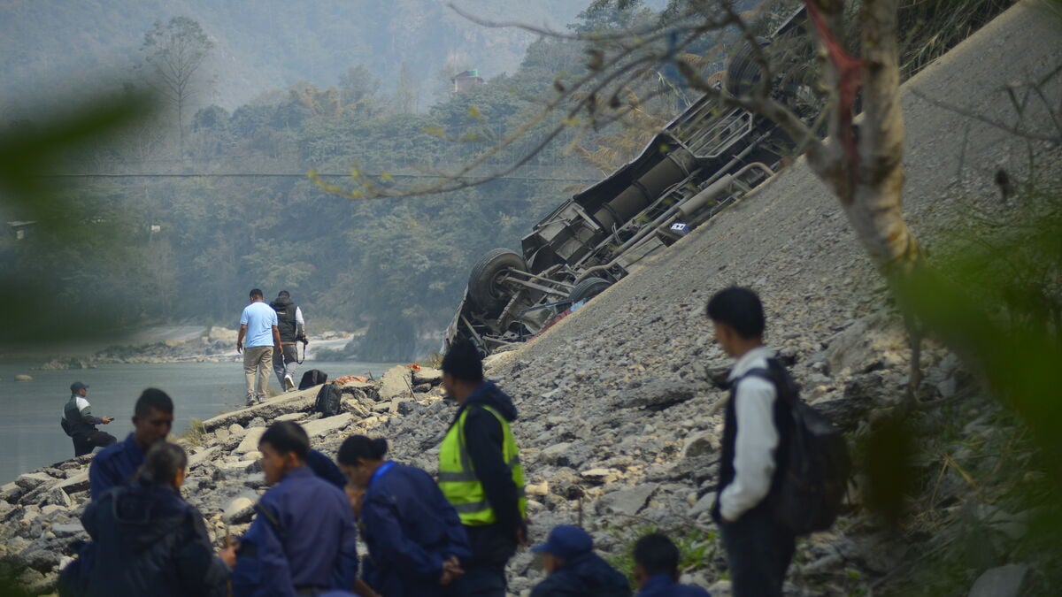 At least 19 dead in bus crash in Nepal, 25 injured