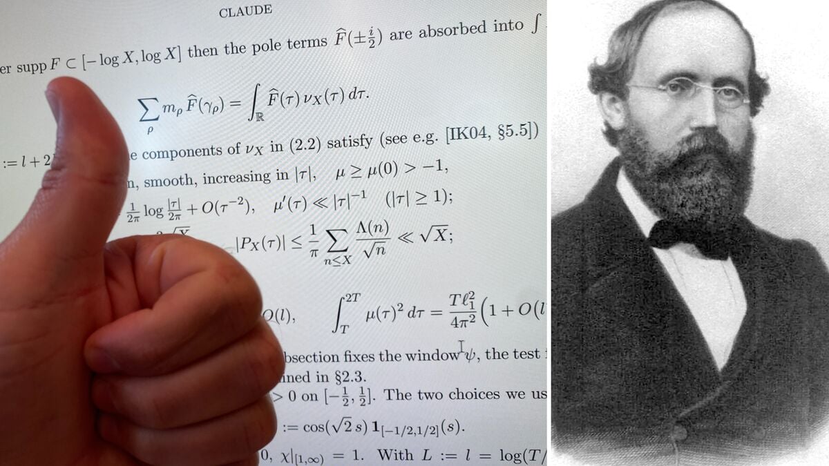 Claude AI advances on Riemann hypothesis after human encouragement