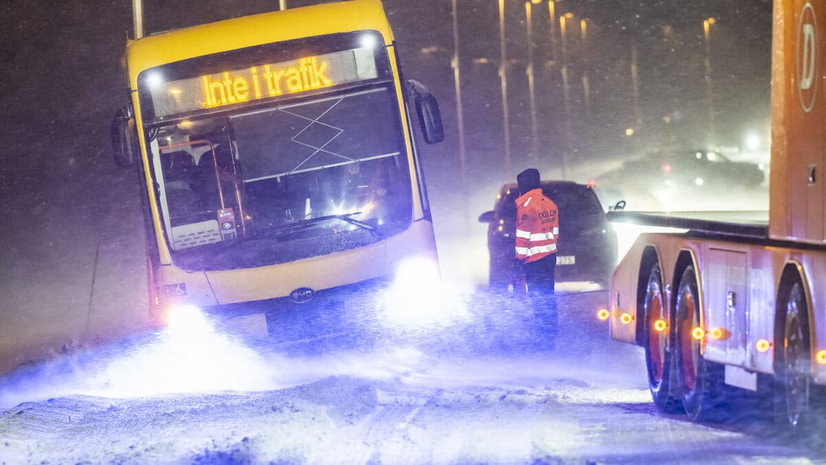 SMHI warns of snowfall and strong winds in Skåne