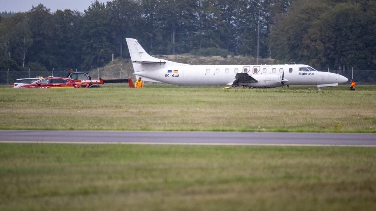 Air traffic halted at Malmö Airport after cargo plane landing problem