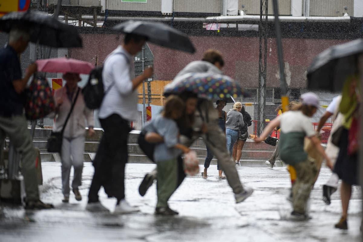 Heavy Rain Hits Southeastern Götaland with Up to a Month's Rainfall in a Day