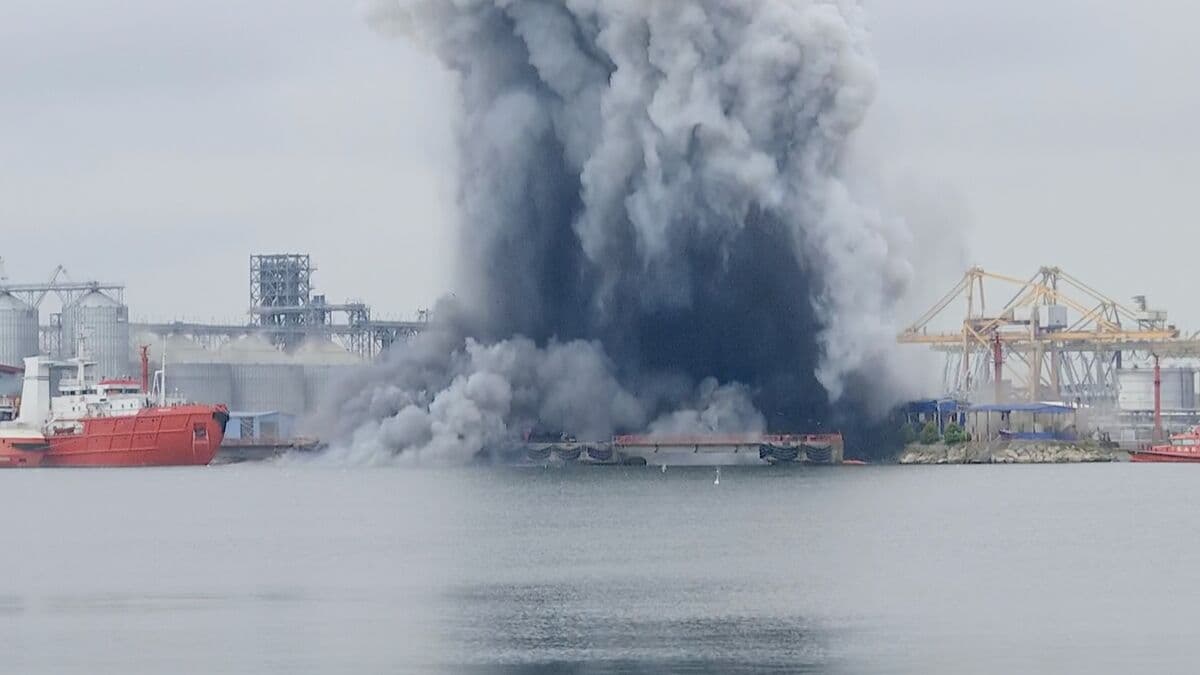 Discarded Ukrainian sea drone exploded in Constanta, Romania