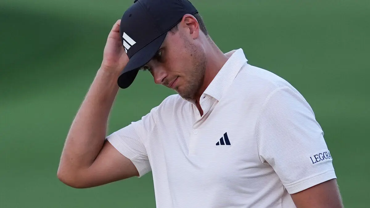 Åberg collapsed in the Players Championship final round, disappointed with result