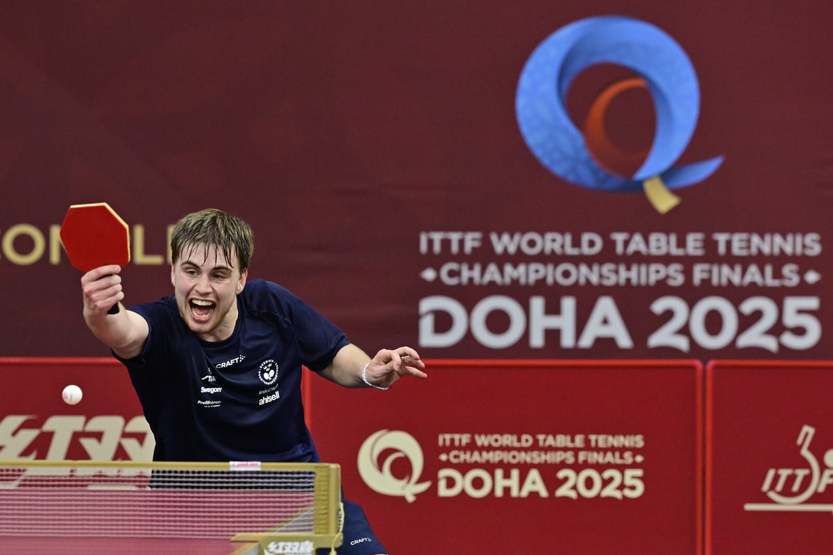 Truls Möregårdh Wins in Straight Sets at Table Tennis World Championship