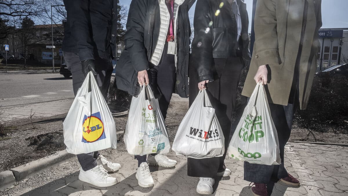 Sweden’s plastic bag use rises after tax scrapped, still below EU target