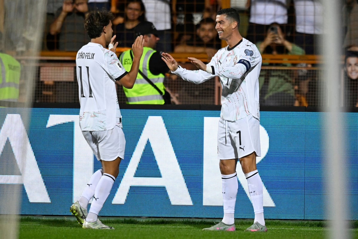 Ronaldo Scores Twice as Portugal Honors Jota in World Cup Qualifier