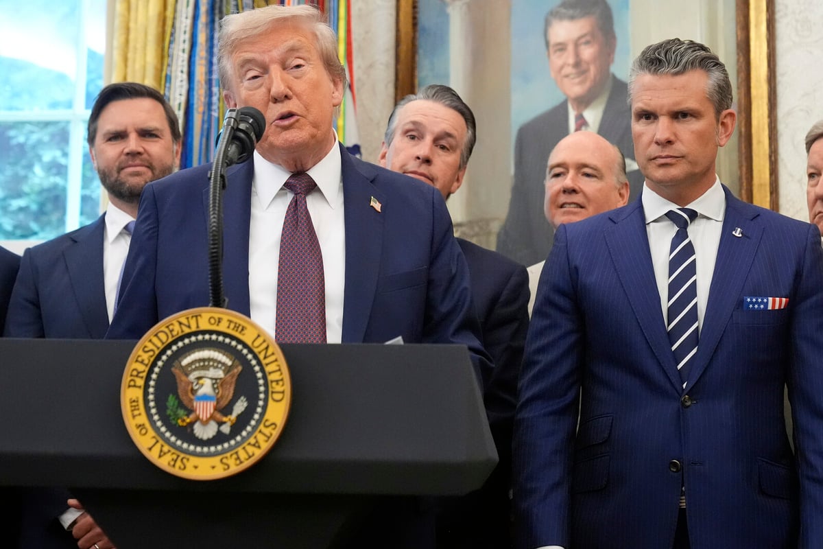 Trump Reemerges to Announce Military Space Command Move to Alabama