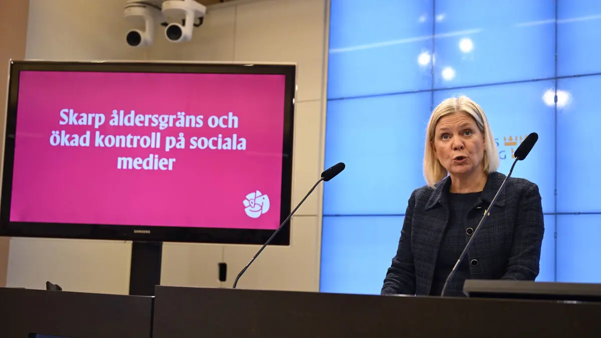 Social Democrats Propose 15-Year Age Limit for Social Media in Sweden