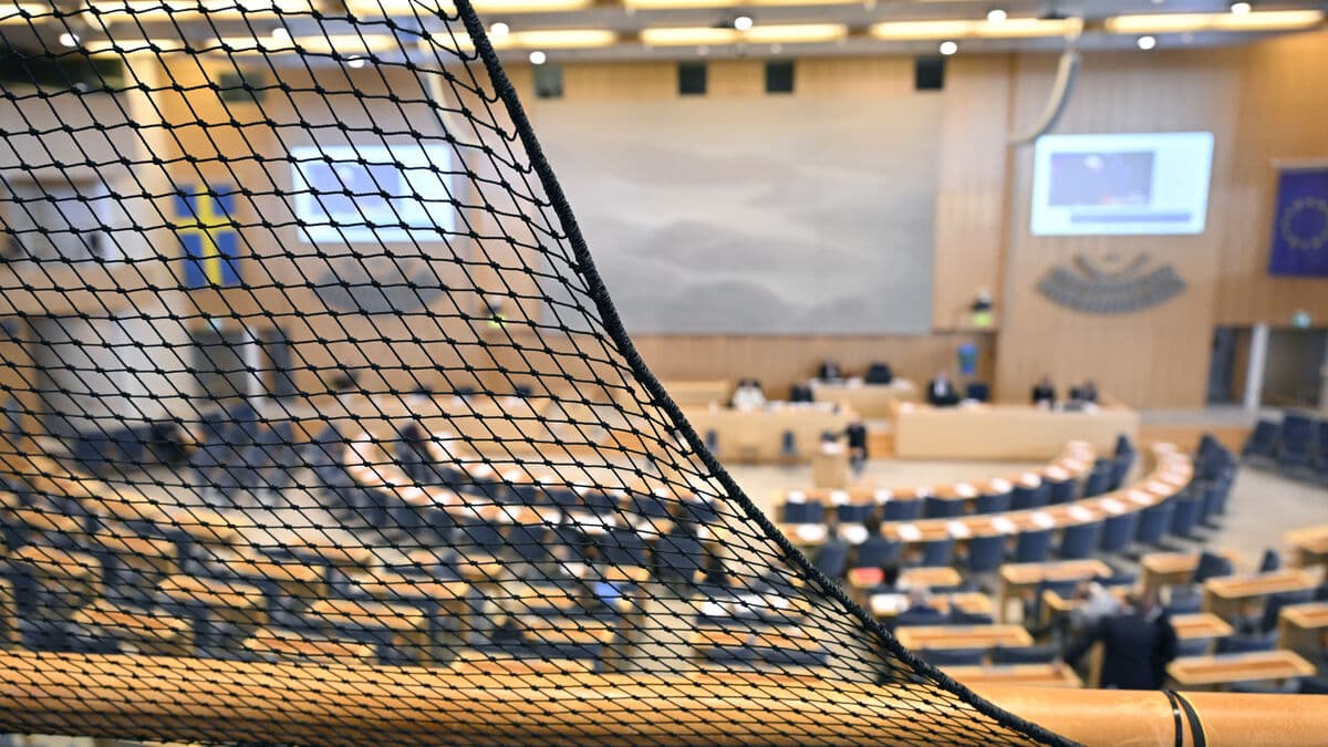 Riksdag to widen safety net in front of public gallery
