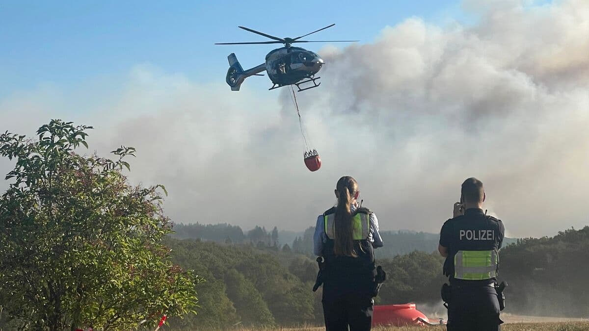 Hundreds evacuated as Belgium battles largest fire in its history