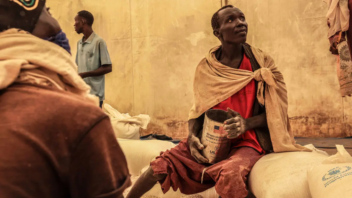 Fleeing a raging war – to equally poor neighbors