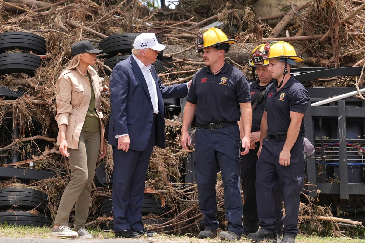 Trump Visits Flood-Affected Texas to Meet Rescue Teams and Survivors