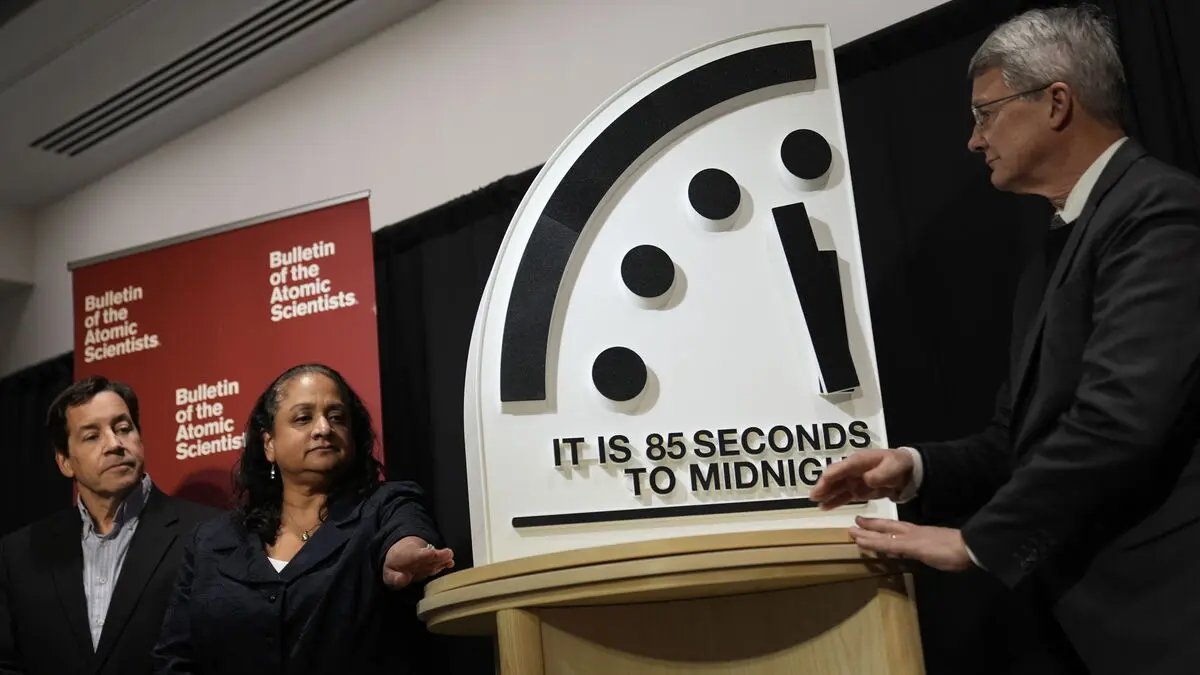 Doomsday Clock moved four seconds closer to doomsday