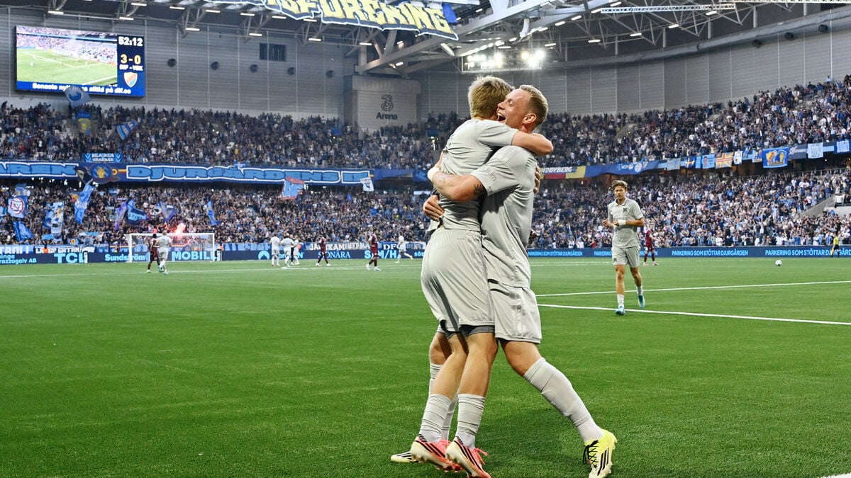 Djurgården crush Västerås 6-0 to move into European spot in Allsvenskan