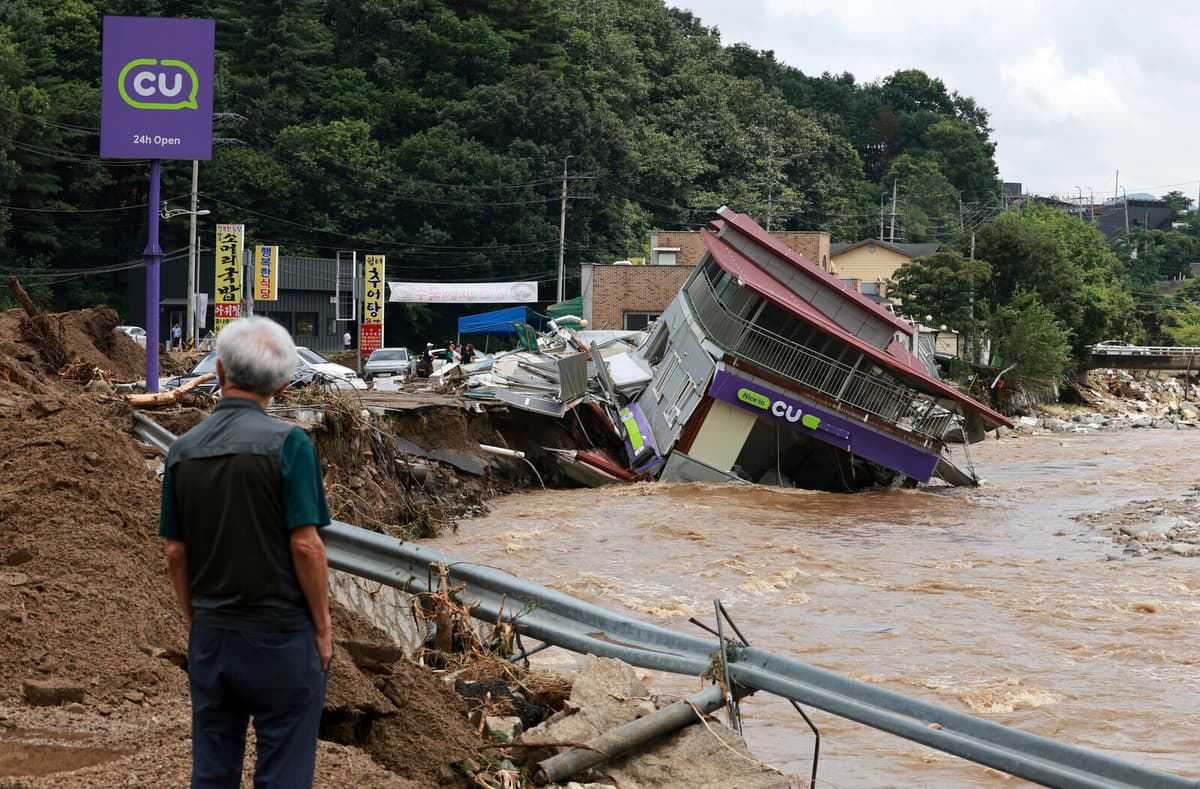 Death Toll from Heavy Rains in South Korea Rises to 18