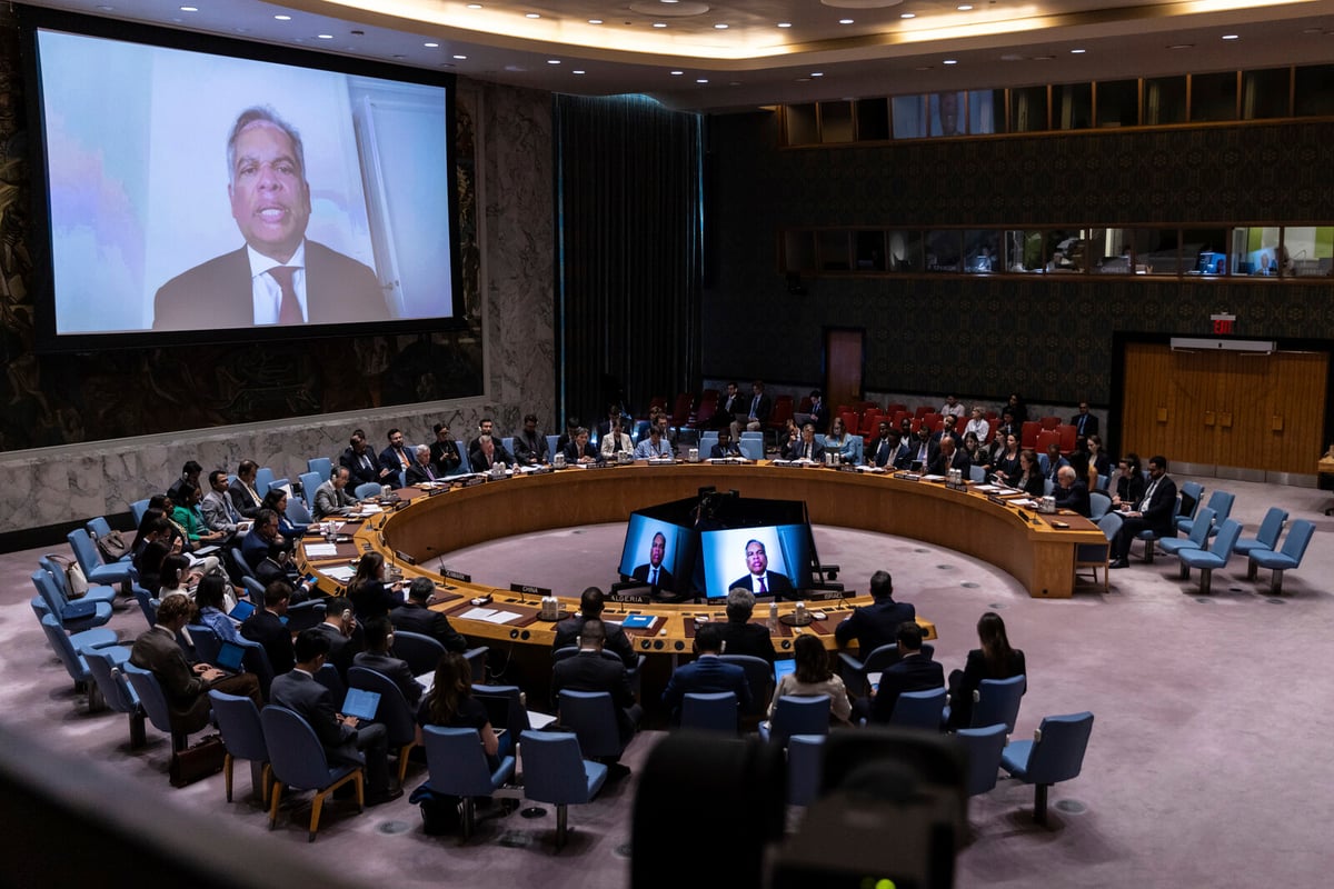 UN Security Council Meets in New York to Discuss Israel's Gaza Plan