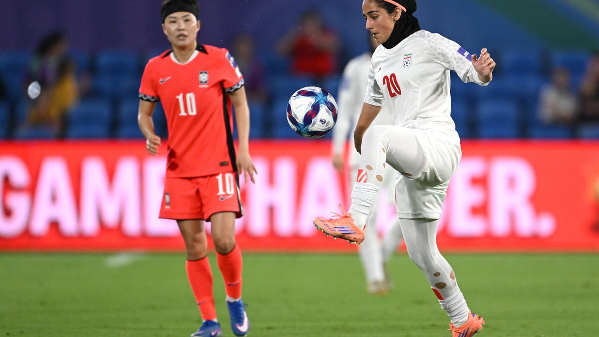 Iranian striker Sara Didar held back tears, says she is concerned