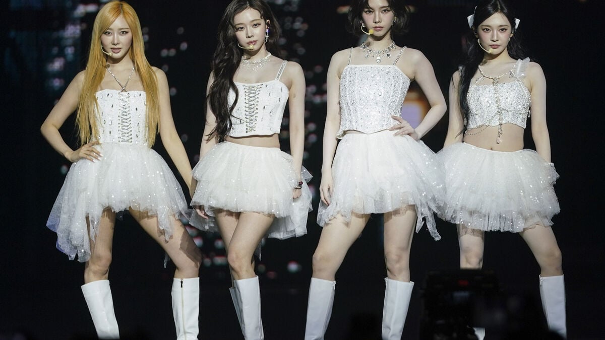 K-pop group Aespa plays its first gig in Sweden