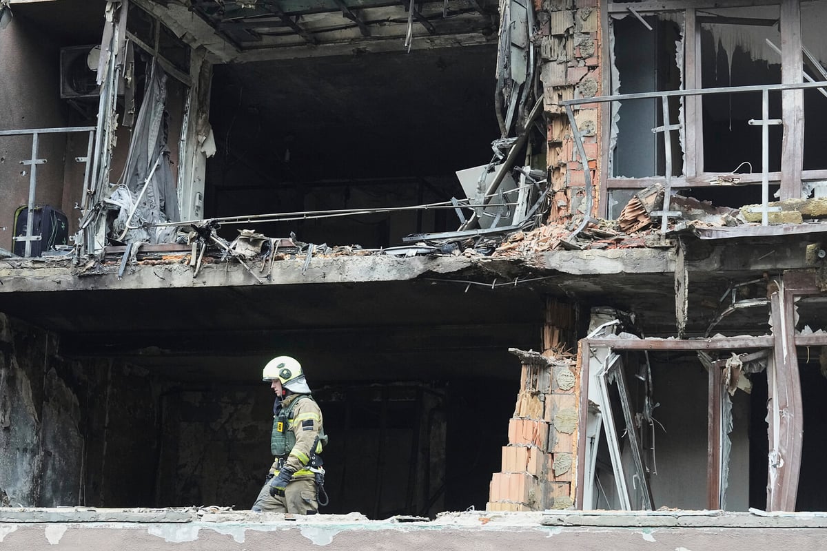 Russian Attack on Kyiv Leaves Two Dead, 15 Injured