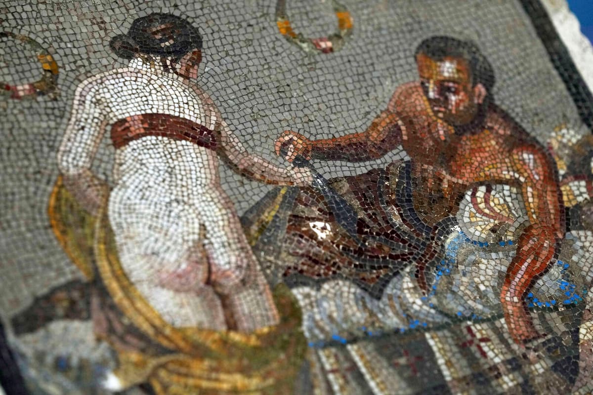 Stolen WWII Erotic Mosaic Returns to Pompeii