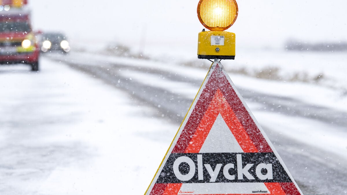 SMHI warns of icy roads