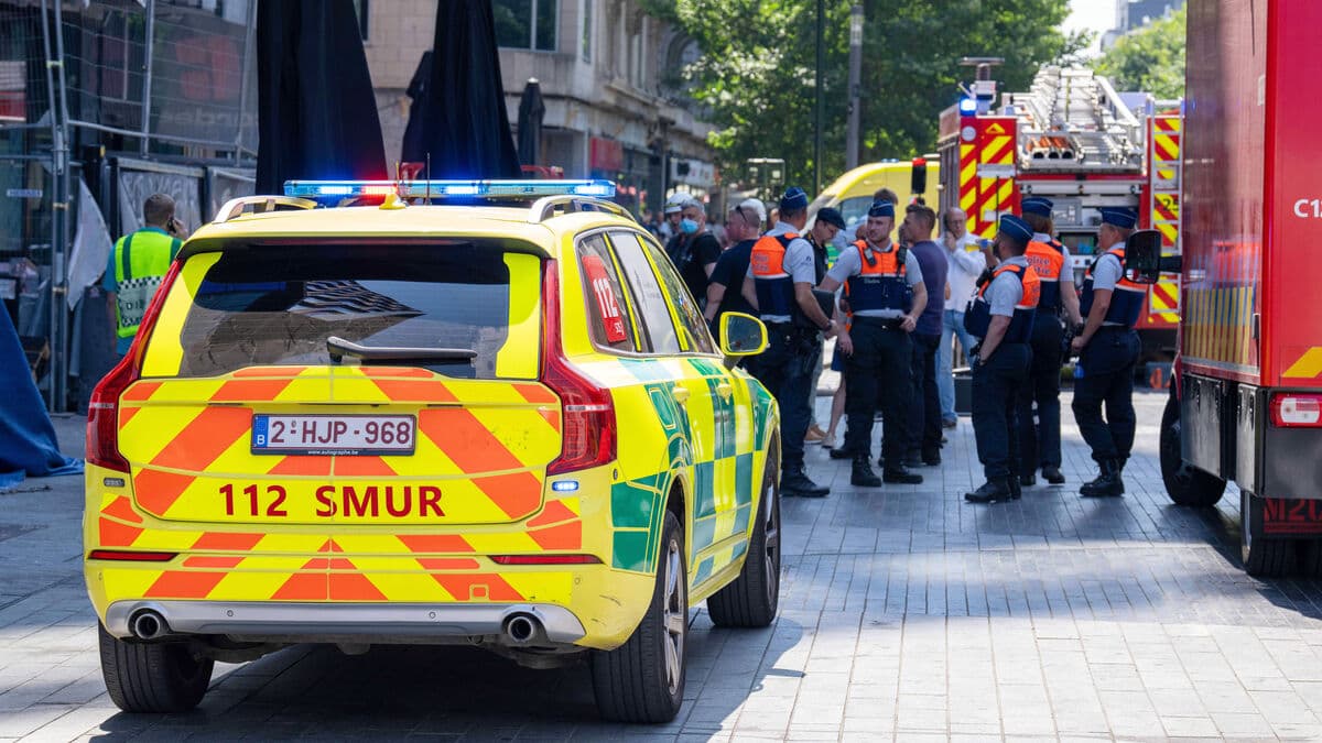 Six dead in fire at renovation site in central Brussels