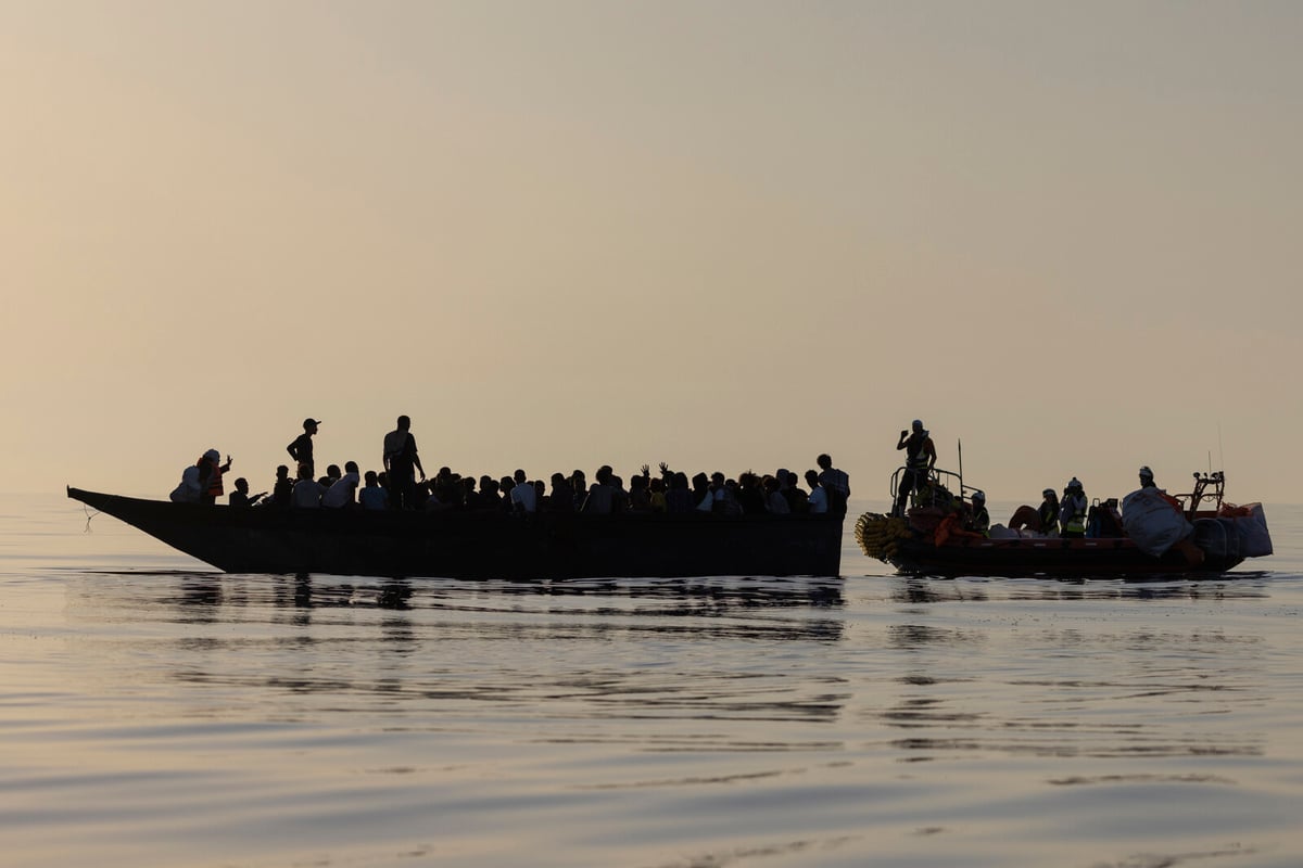 54 Migrants Rescued from Abandoned Mediterranean Oil Platform