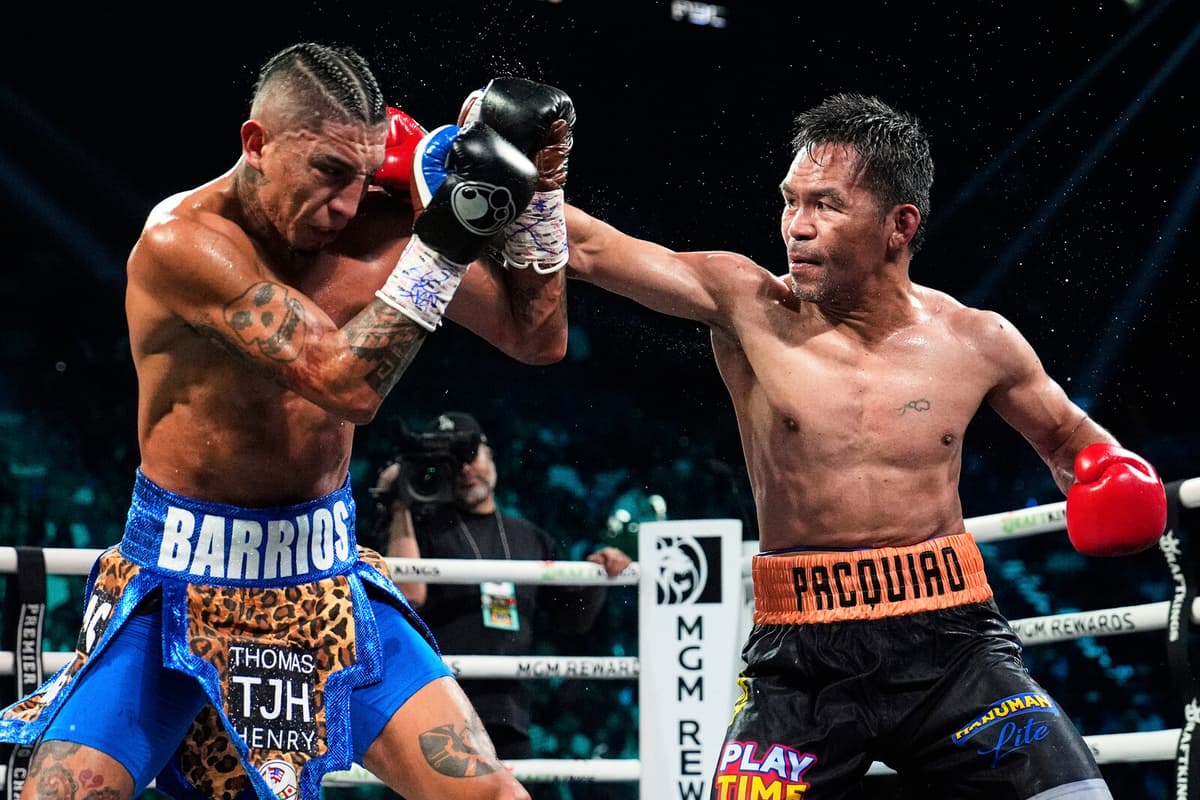 Manny Pacquiao Narrowly Defeated in Comeback Fight Against Barrios