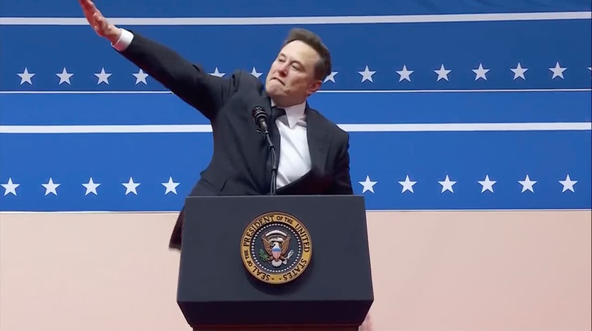 Elon Musk's Daughter Calls Out Father's Gesture as Nazi Salute