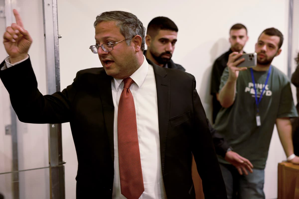 Israel's Security Minister Itamar Ben-Gvir Visits Temple Mount