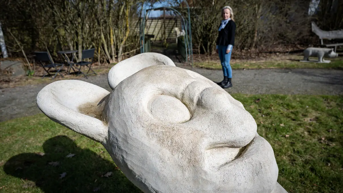 Spectacular Mickey Mouse find gets new life as statue at Uppåkra