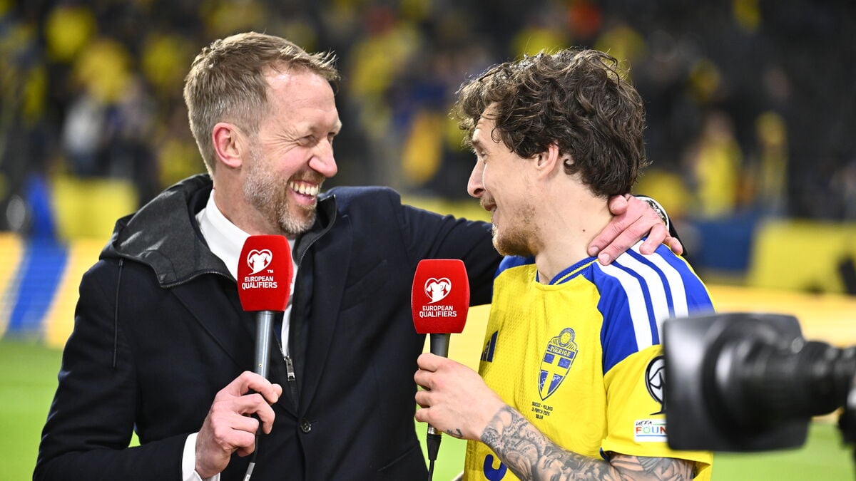 Happy Potter: Graham Potter says it was an out-of-body experience after sending Sweden to the World Cup