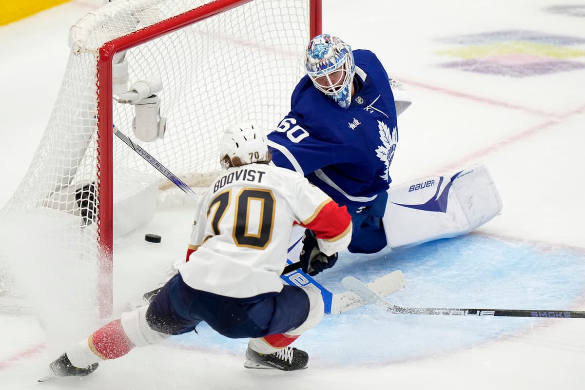 Boqvist Shines as Florida Dominates Toronto in NHL Quarterfinals
