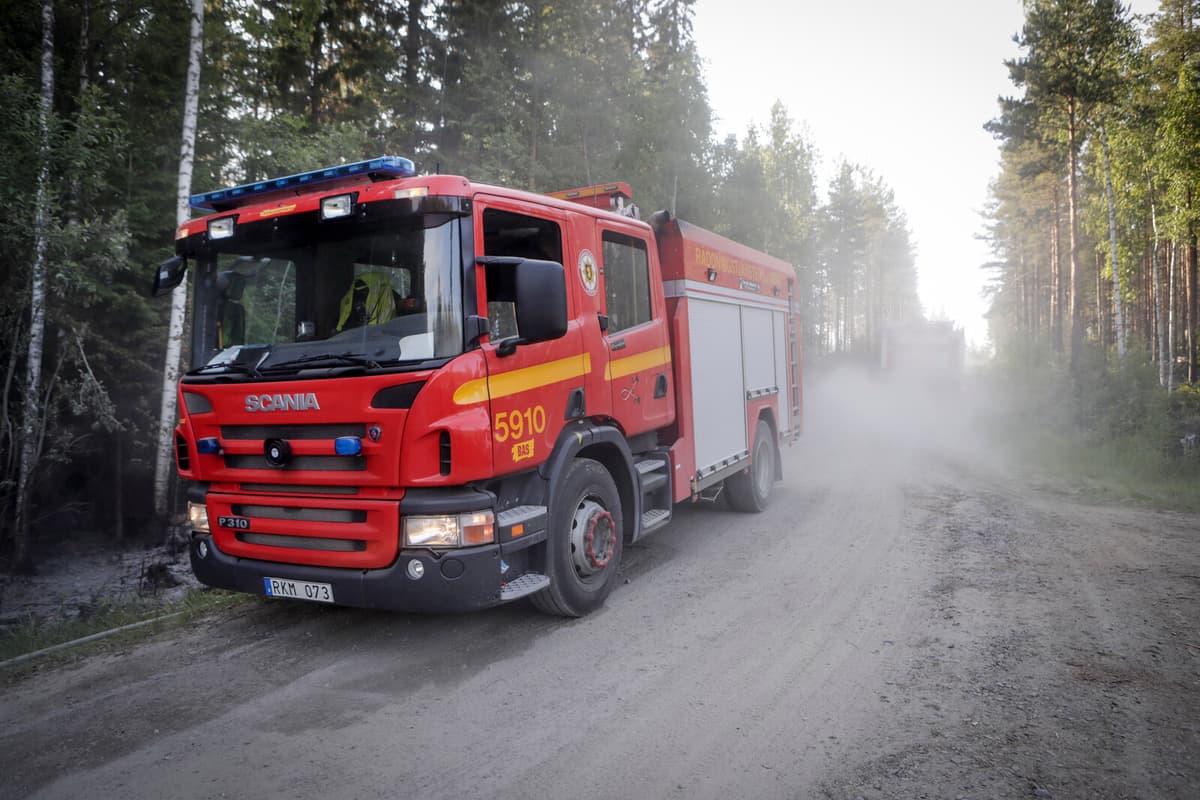 High Forest Fire Risk in Götaland This Sunday