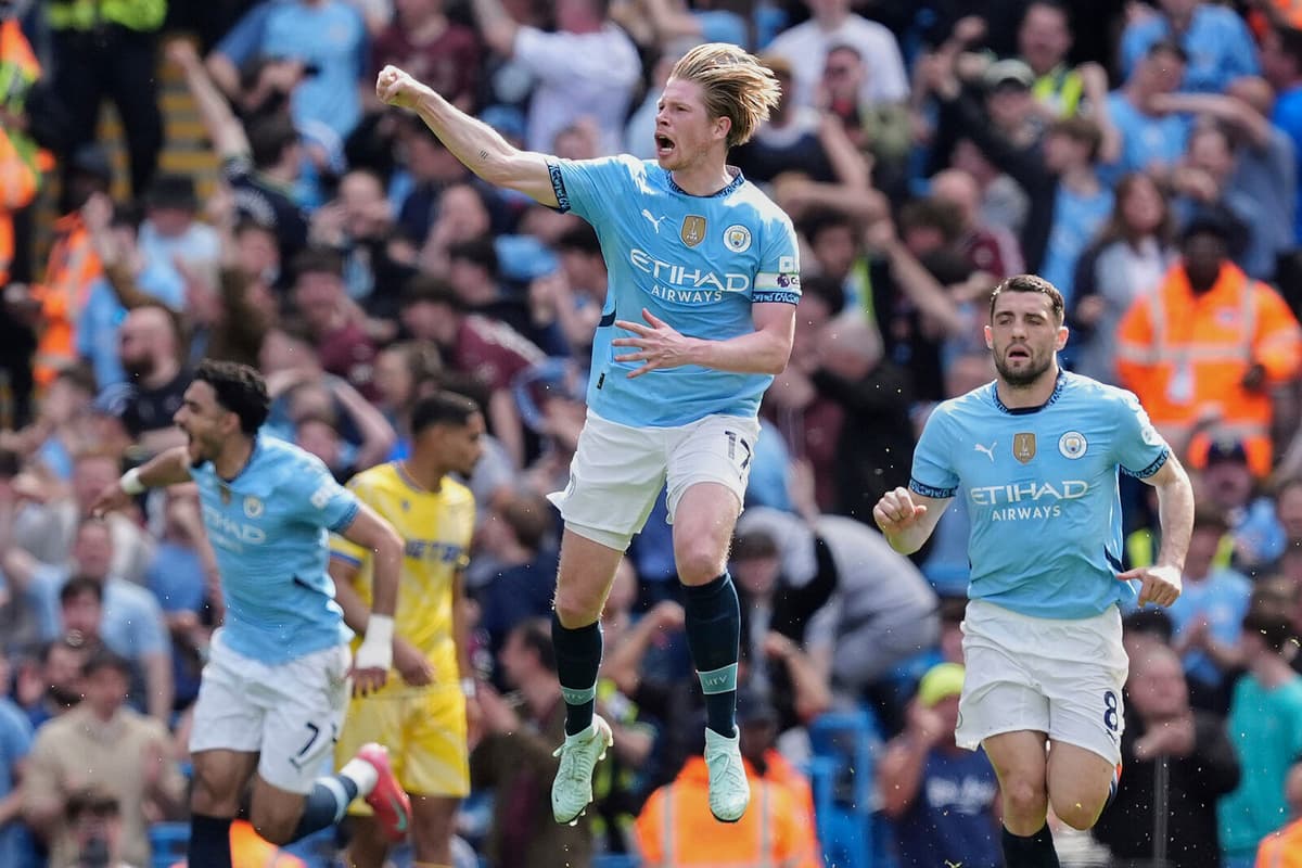 De Bruyne praised after City's turnaround