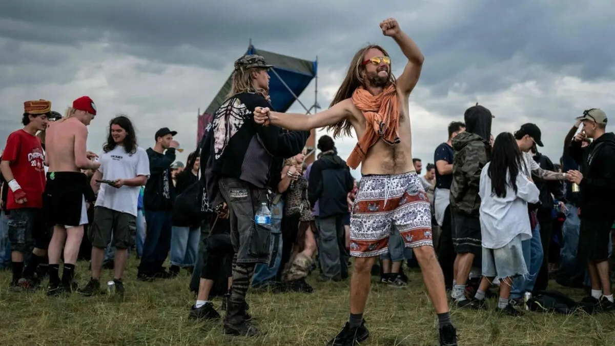 Illegal ravers dance on duds at military site near Bourges, France