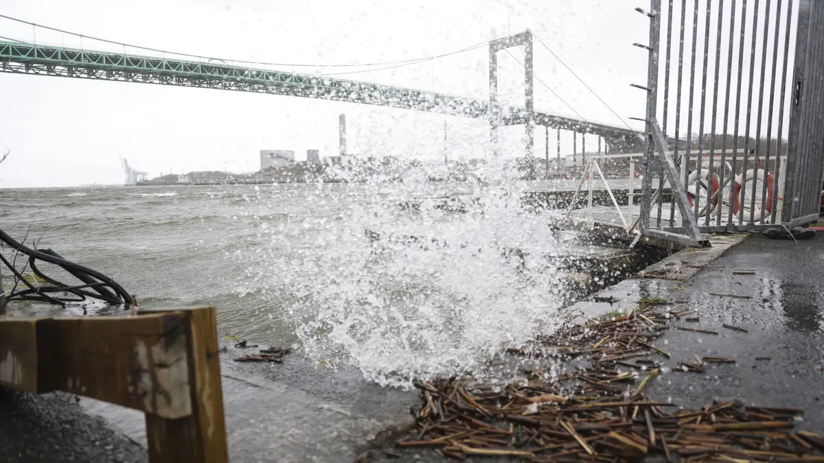 Storm Dave hits Sweden, SJ
