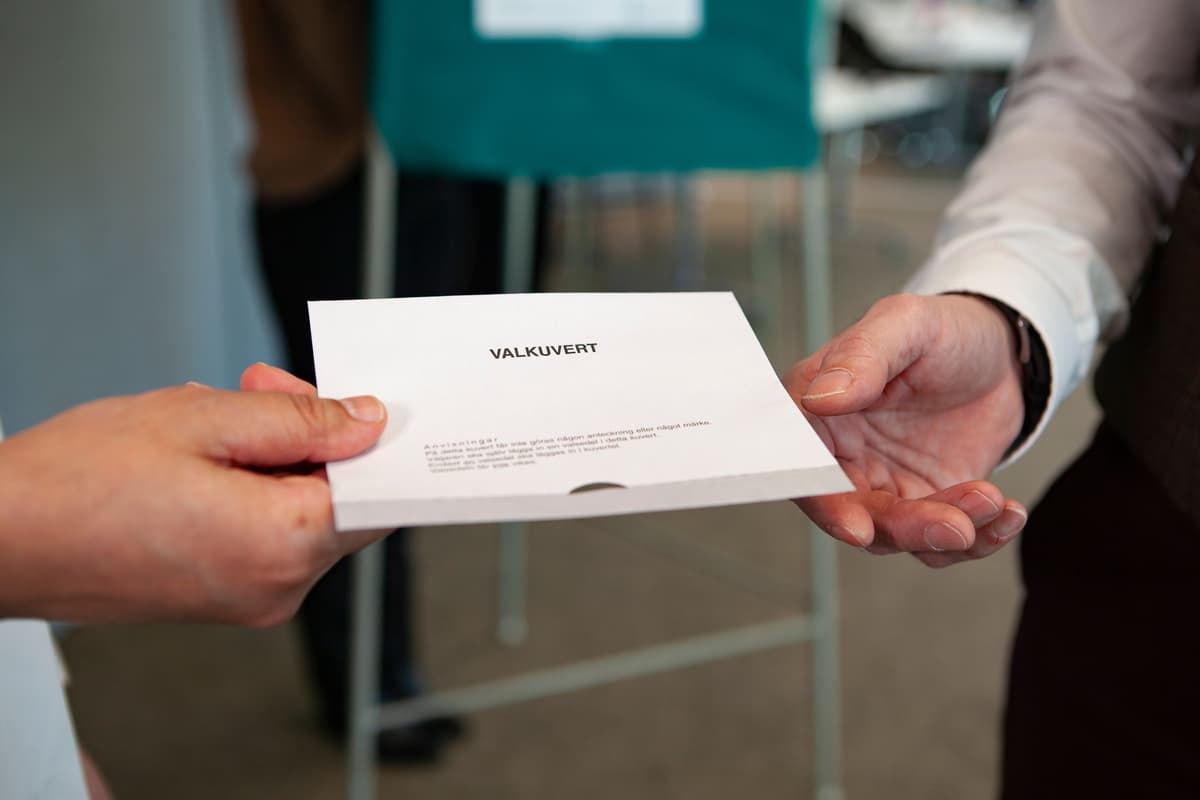 The Swedish parliamentary election: More people voting early in Sweden