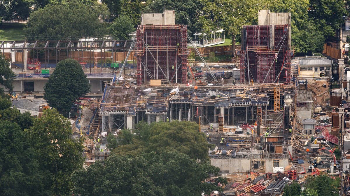Trump lashes out as White House ballroom construction is paused by court ruling