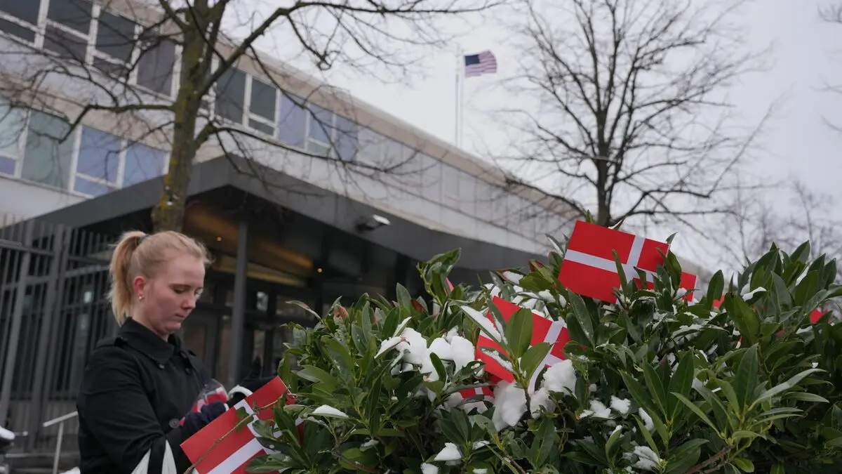 After Trump's NATO outburst, flag
