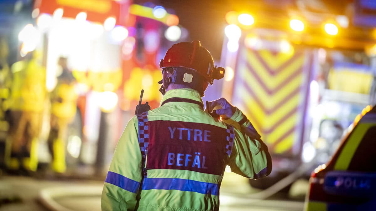 85-year-old woman dies in apartment fire in Kronoberg County