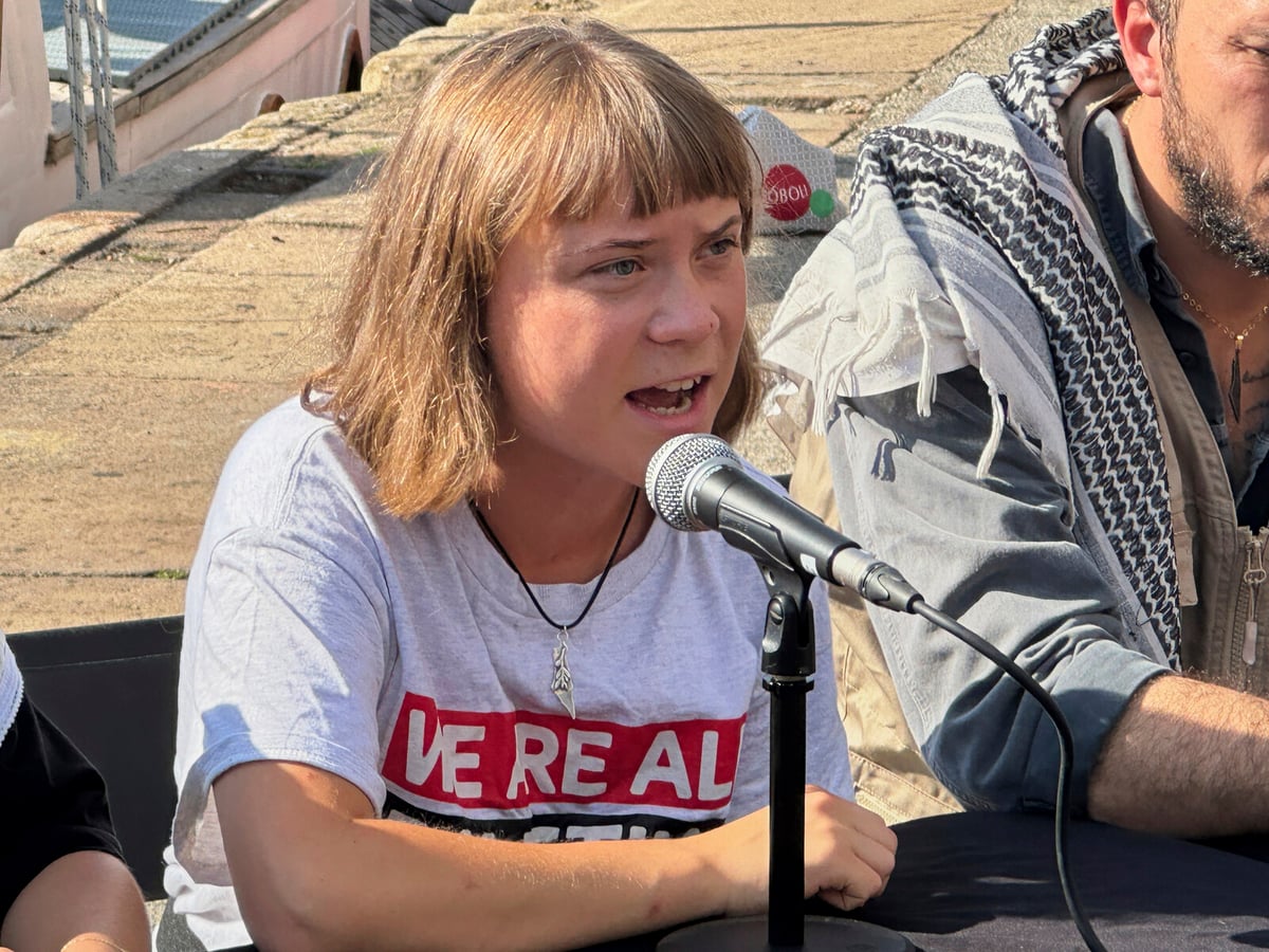 Greta Thunberg's Gaza Convoy Reportedly Under Drone Attack